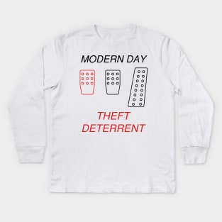 Modern Day Theft Deterrent Kids Long Sleeve T-Shirt